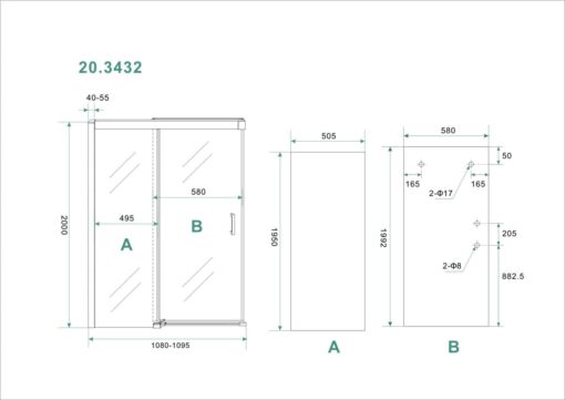 nisdeur schuif softclose 20.3430 6