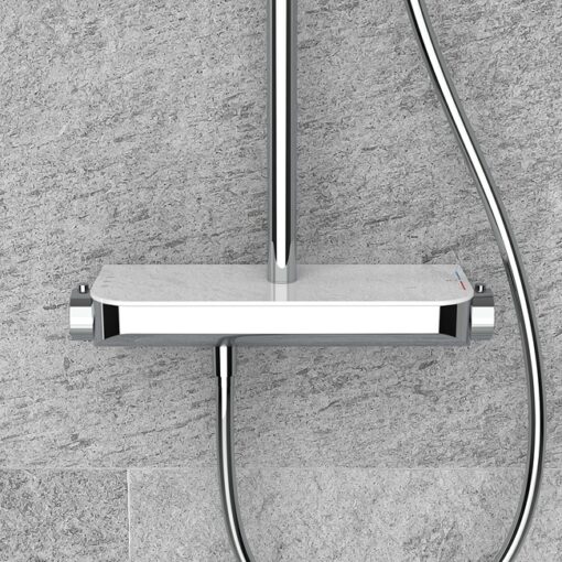 Doucheset Tondell met planchet chroom - Afbeelding 3