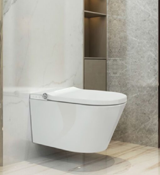 Wandcloset douche-wc DeLuxe wit - Afbeelding 2