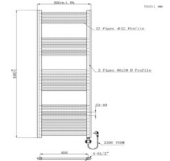 Belrad alle kleuren 160x50mm maten