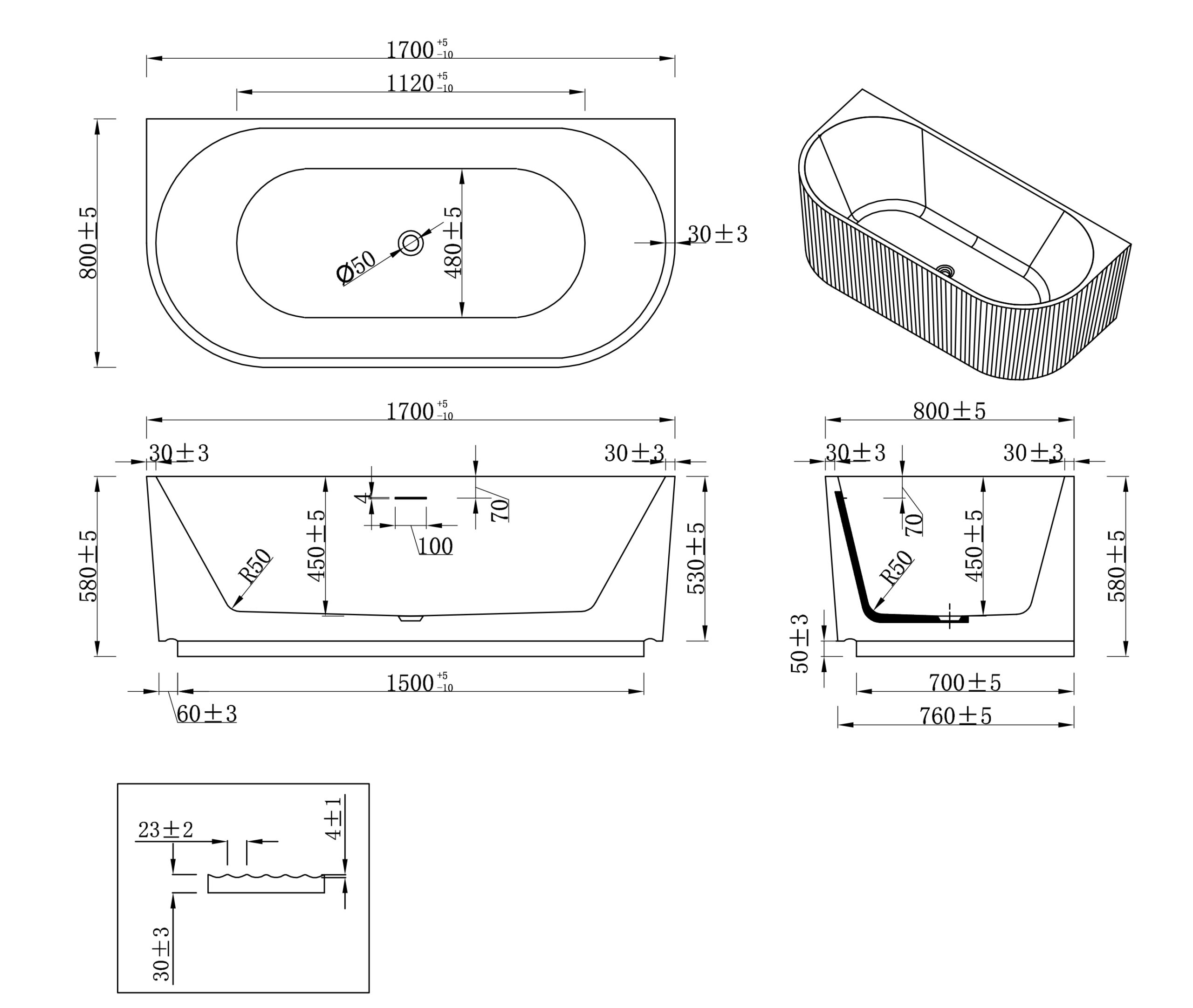 bad half-vrijstaand rivi wit - afbeelding 6