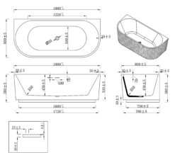 riva half vrij 180 cm maten 21.3678