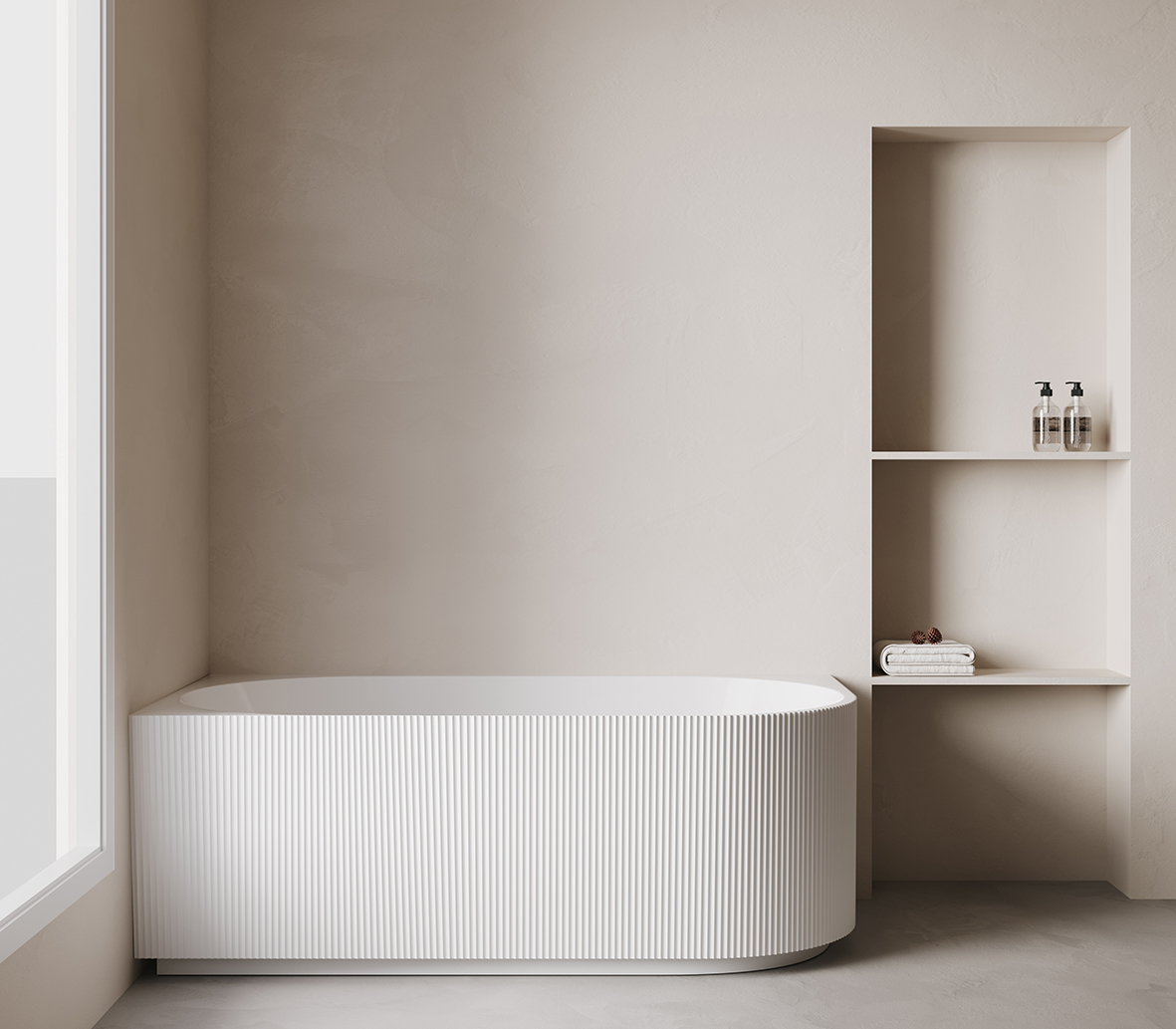 bad hoekbad rivi 180 wit - afbeelding 4