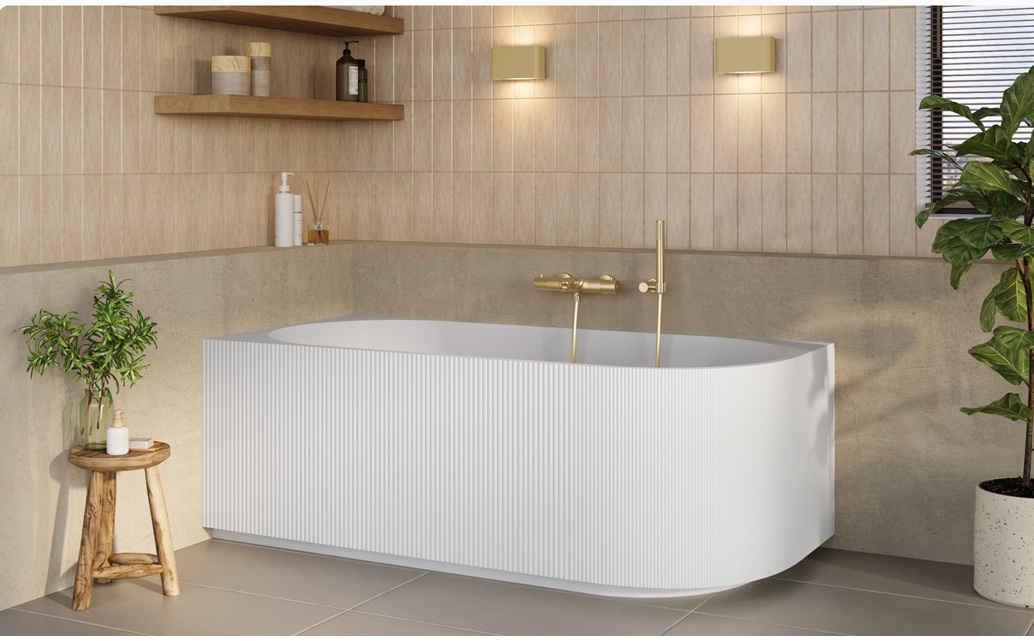 bad hoekbad rivi 180 wit