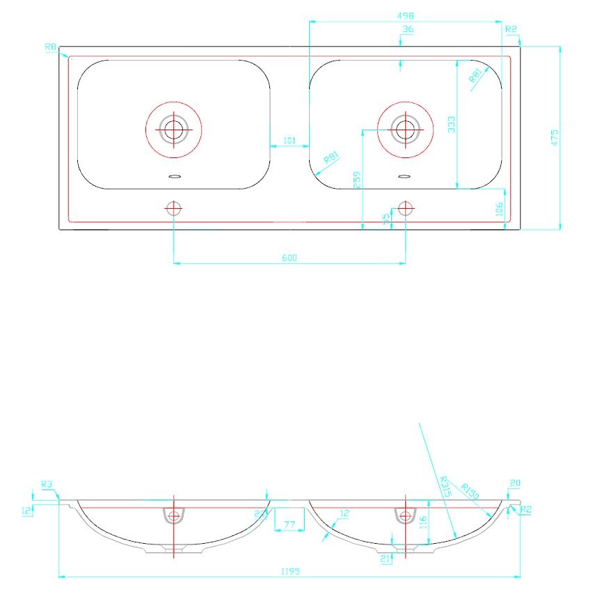 badmeubel bora wit - afbeelding 5