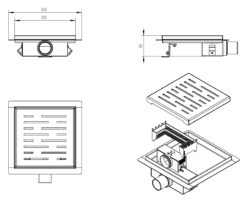 doucheput zwart 33.4291 4