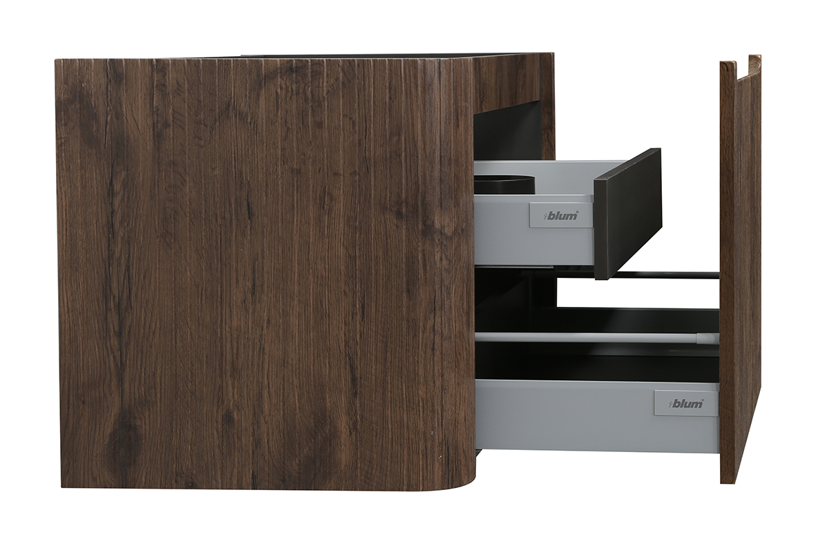 badmeubel sulora met topblad bruin eiken - afbeelding 5