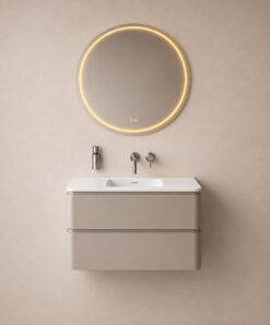 spiegel lumora rond met ledverlichting en verwarming - afbeelding 3