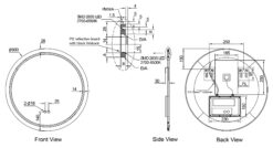 spiegel lumora rond met ledverlichting en verwarming - afbeelding 5